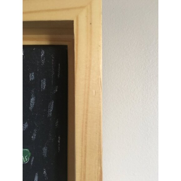 Original Framed Painting of Prayer Plant, Boho Nature Art Christmas  Gift - Picture 8 of 10